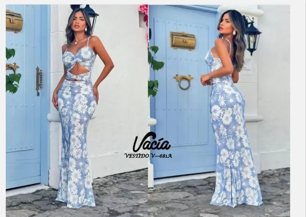 V681 Vestido sirena
