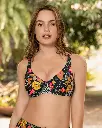192127C Top de bikini Eco con tirantes anchos fijos