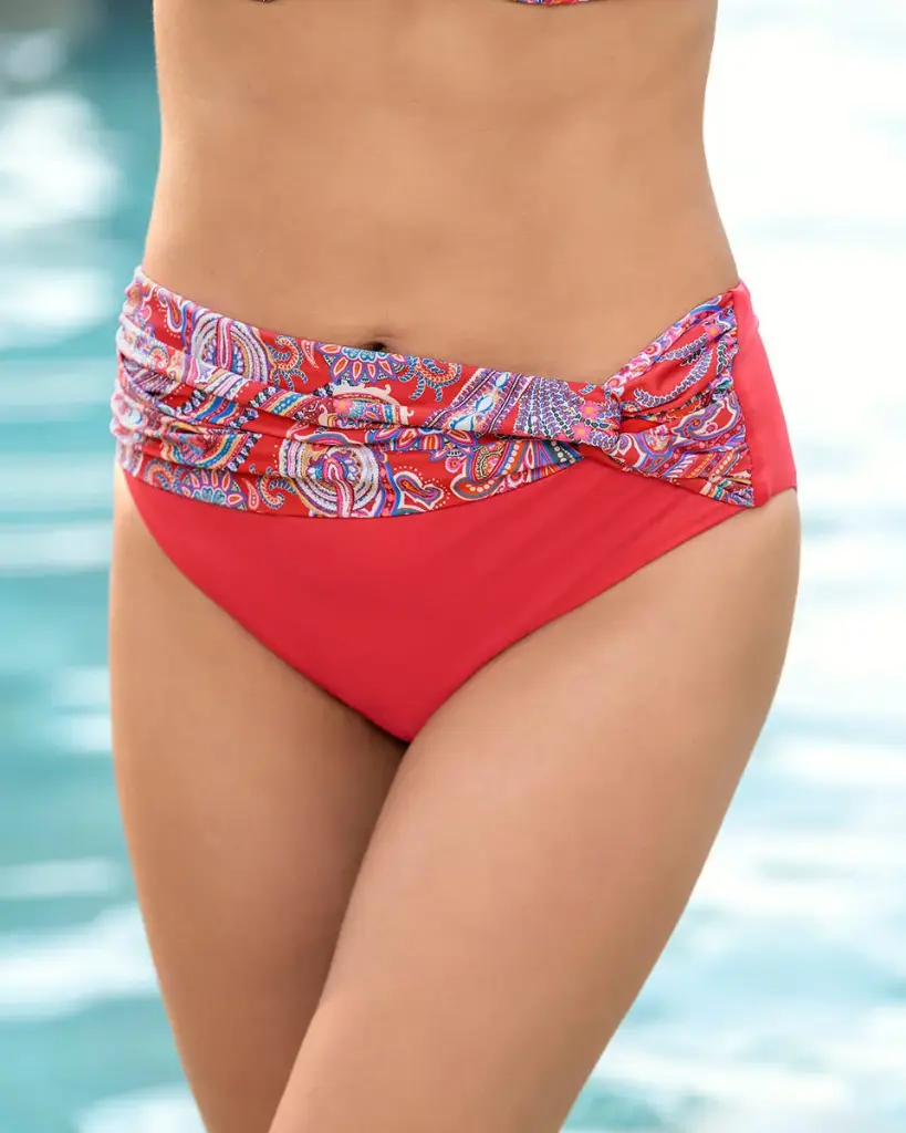192650N Bikini brief with expandable decorative waistband