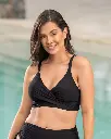 192128N Top de bikini ecoamigable con escote cruzado
