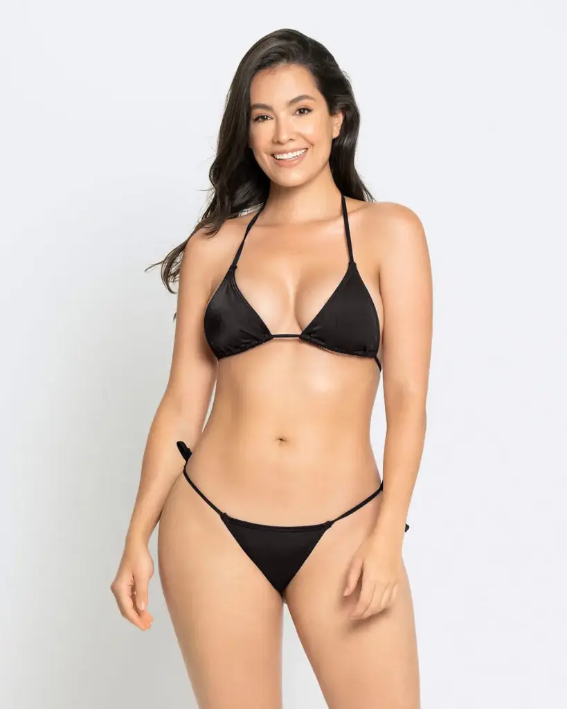 191651N Bañador bronceado perfecto bikini con top y braga anudables