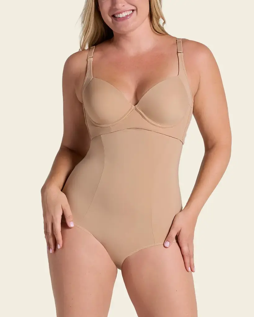 [018534-S-HABANO-CLARO] 018534 Brief with Butt Lift and Abdomen Compression (S)