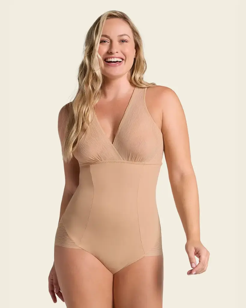 [018517-S-HABAMED] 018517 Body Faja con Bralette (S, Habano medio)