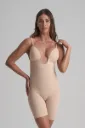 1383 Body moldeador con escote en V profundo