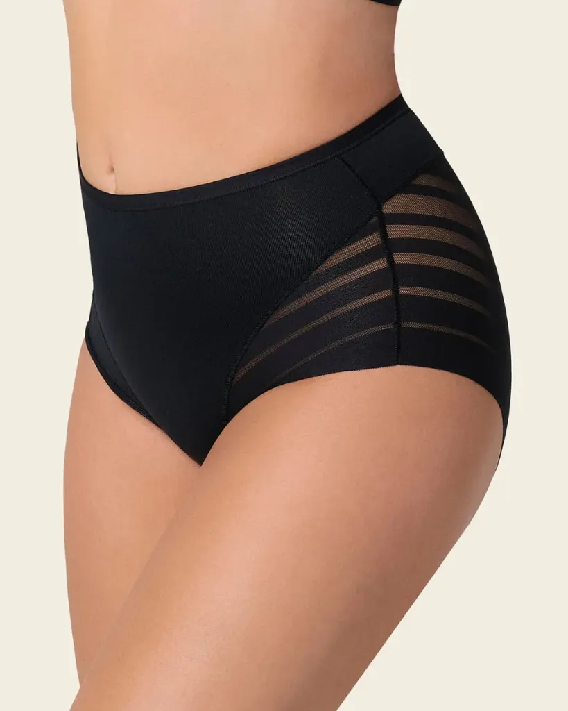 [012903-S-NEGRO] 012903 Classic shaping brief with moderate control (S, Negro)