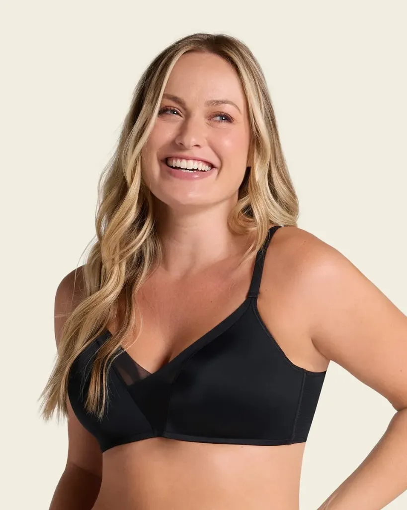 [091058-85B-NEGRO] 091058 Wireless push-up bra with high support Magical Bra (85B, Black)