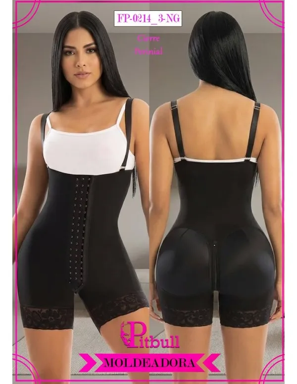 FP0214 Faja Reductora con Cierre Perineal (XS, Beige)