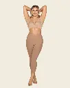 012779M Invisible capri shaping trousers with butt-lifting effect