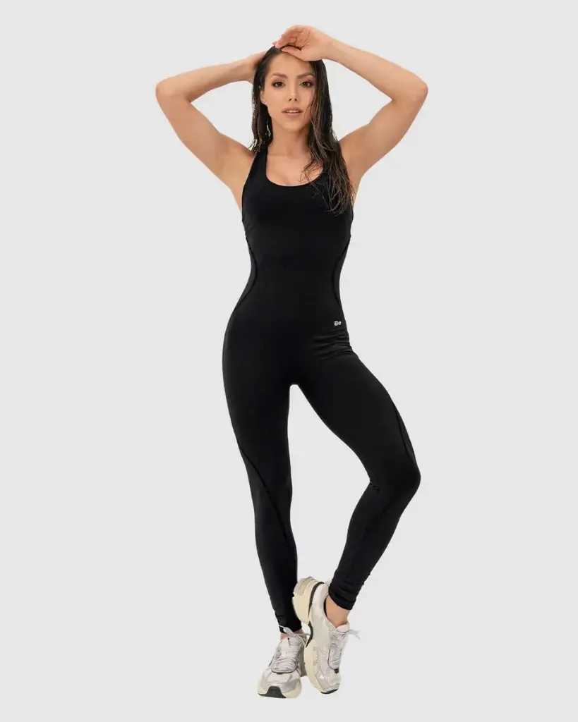 195624 Sports Jumpsuit with Crossed Straps at the Back Active by Silvy Araujo