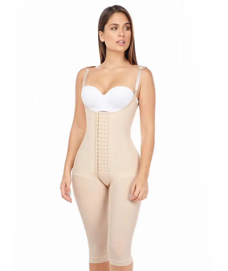 9152 Faja Tipo Capri - Uso Diario o Postparto (XS, Piel)