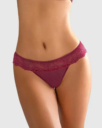 [092057-LV] 092057 Braguita en encaje y tul increíblemente sexy